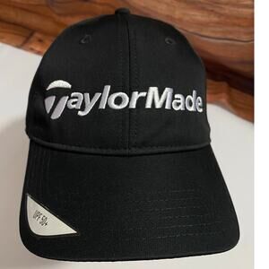 TaylorMade / Jim Flick Invitational Hat Black Adjustable Cap Men’s Golf NWT